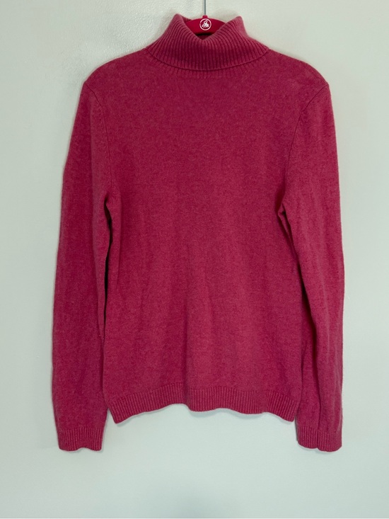 L.L. Bean Sweaters - L.L. Bean Rose Pink 100% cashmere Turtleneck Sweater size medium